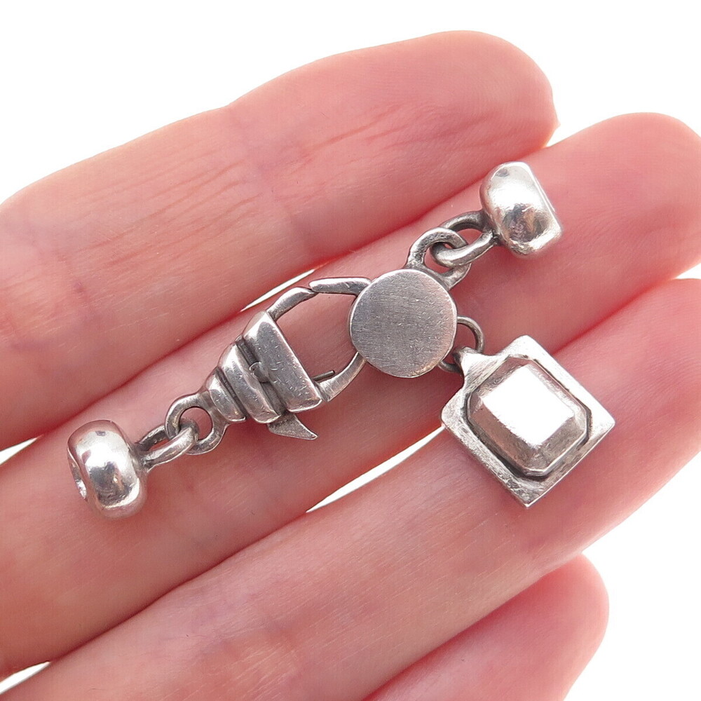 Lisa Jenks 925 Sterling Silver Vintage Bracelet / Necklace Lobster Lock Clasp